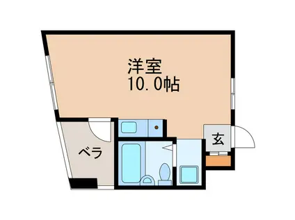 G&Y東桜(ワンルーム/4階)の間取り写真