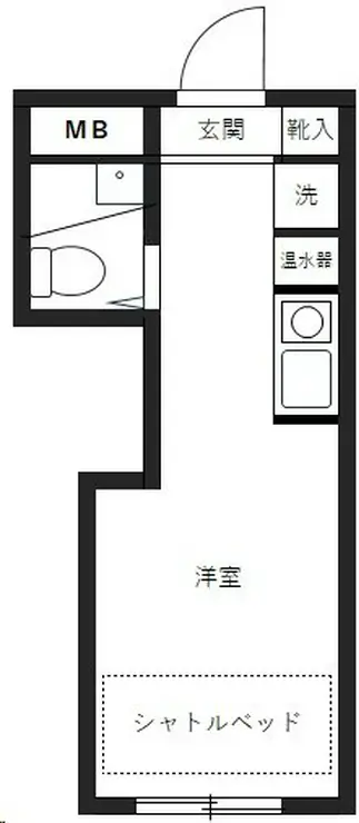 スカイコート高円寺 2階階 間取り