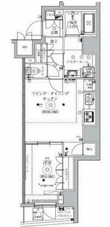 セジョリ東大前 11階階 間取り