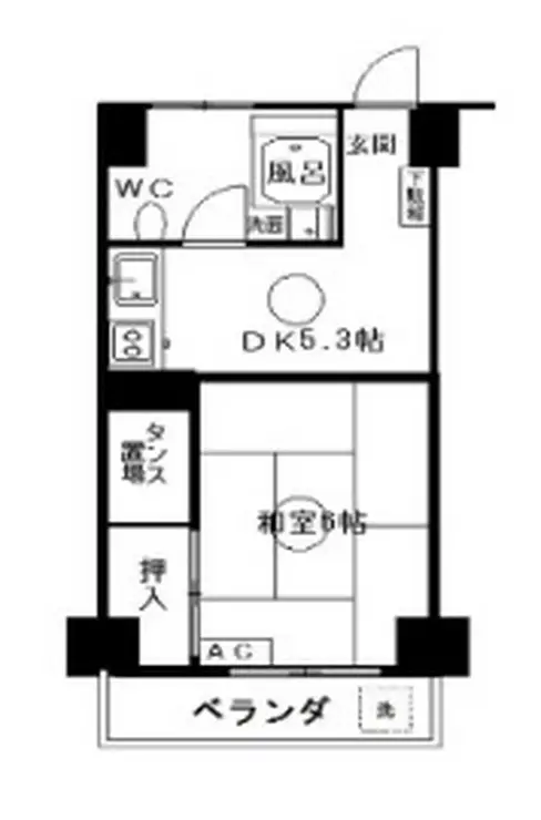 トーシンコーポ 1階階 間取り