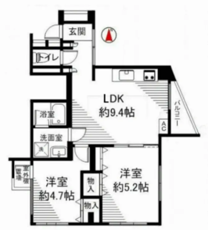 オリンポス板橋栄町 4階階 間取り