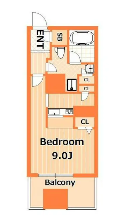 メトロタワー山下町 6階階 間取り