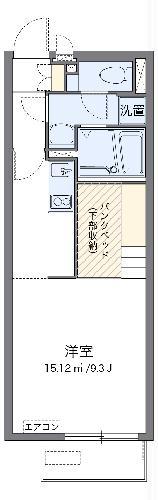 ミランダOZー5(ワンルーム/2階)の間取り写真