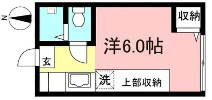上北沢パークフラット参番館 1階階 間取り
