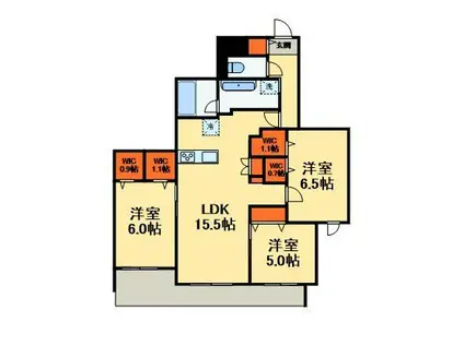 アレーズKASHIWANOHA(3LDK/3階)の間取り写真