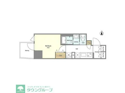 TSレジデンス北上野(1K/11階)の間取り写真