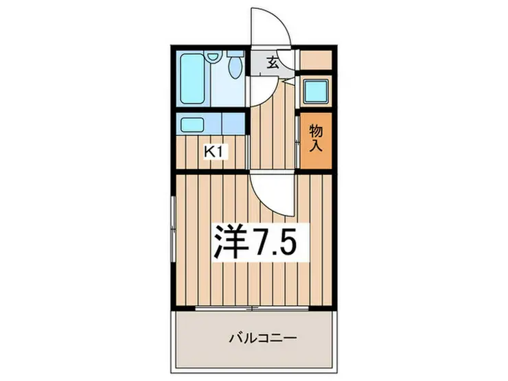日宝コート浅間町 2階階 間取り