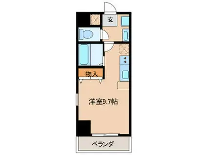 VILLAGE MEISEI(ワンルーム/2階)の間取り写真