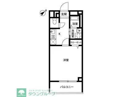 エース池田(1K/2階)の間取り写真