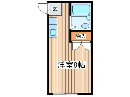 第5松嶋マンション(ワンルーム/3階)の間取り写真