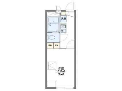 カームYOSHIDA(1K/2階)の間取り写真