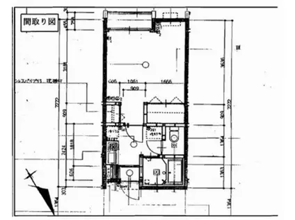 アペックス・インカレッジ(1K/1階)の間取り写真