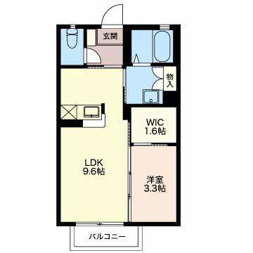 シャルマン昭和(1LDK/1階)の間取り写真