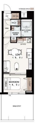 グランディー代官山(1LDK/2階)の間取り写真