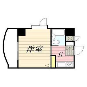 メゾンドアヴァル(ワンルーム/4階)の間取り写真