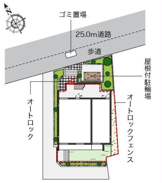 レオネクスト壱(1K/4階)の間取り写真