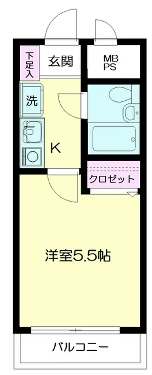 日神パレステージ横浜南 11階階 間取り