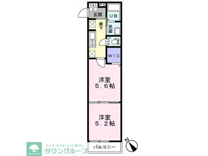 NESALLA(2K/1階)の間取り写真