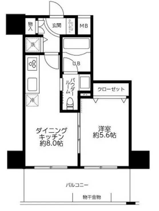 ライフレビュー横濱関内パークフロント 11階階 間取り