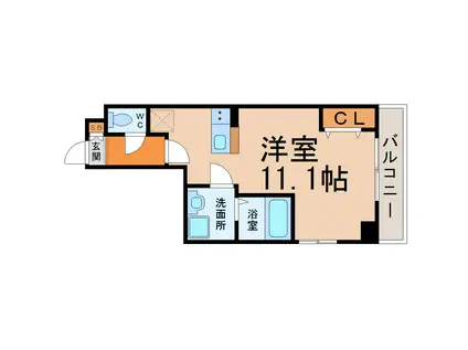 グラン アルカンシエル(ワンルーム/3階)の間取り写真