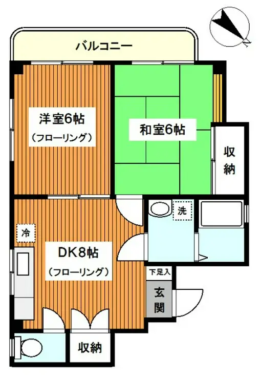 ツインウッド I 4階階 間取り