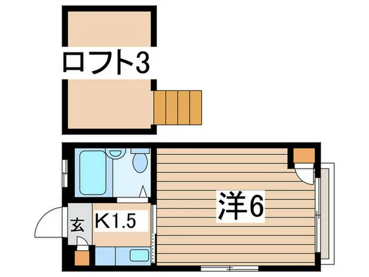 ホワイトヴィラ南林間 1階階 間取り