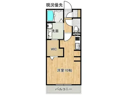 エルスタンザ(ワンルーム/3階)の間取り写真