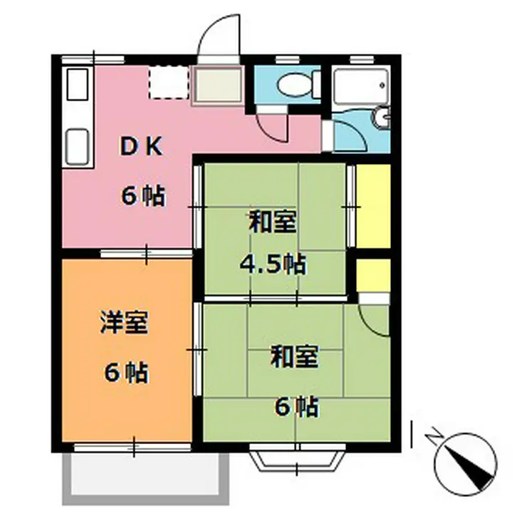 カーサ上尾本町 1階階 間取り
