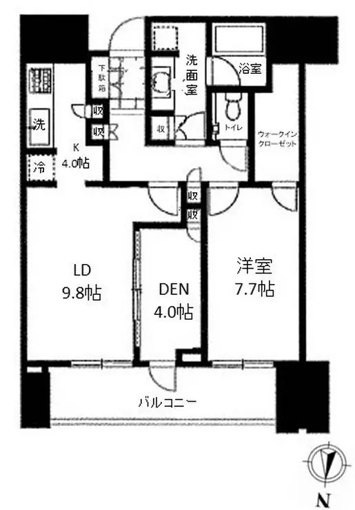 赤坂タワーレジデンスTop of the Hill 17階階 間取り