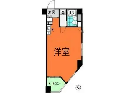 セレナハイム池袋アプレ(ワンルーム/7階)の間取り写真