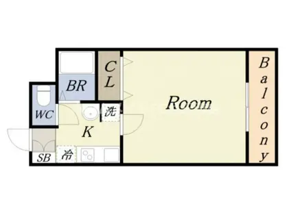 ROYALCOURT(1K/3階)の間取り写真