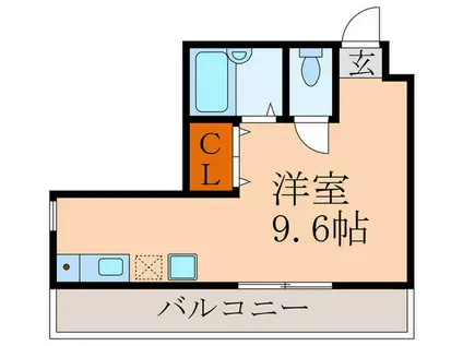 セントヤマト徳丸D館(ワンルーム/3階)の間取り写真