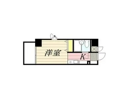 メゾン・ド・エトワール(ワンルーム/6階)の間取り写真