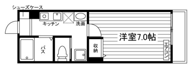 ST.LEONE津島東(1K/2階)の間取り写真