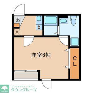 CORDEA船橋ノース(1K/2階)の間取り写真