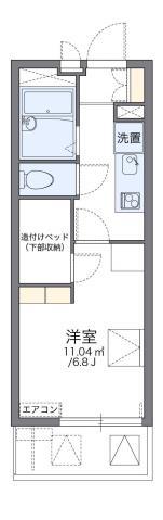 レオパレスエスペランザ(1K/2階)の間取り写真