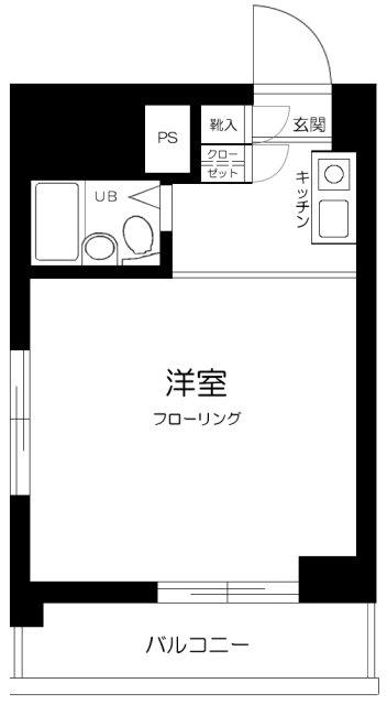フォーラム・イン東京Ⅰ(ワンルーム/13階)の間取り写真