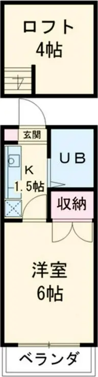 ドリーミー立川 2階階 間取り