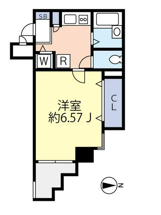 グランヴァン東中野 4階階 間取り