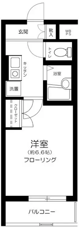 メインステージ目黒南 4階階 間取り