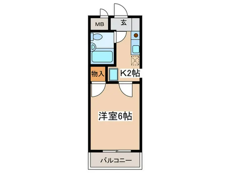 カナレハイツ 3階階 間取り