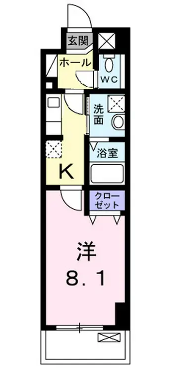 リヴィエールプラス 7階階 間取り