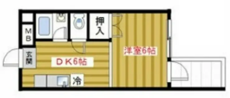 コーポ大塚台 7階階 間取り