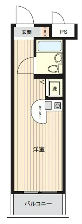 メゾンミール港南 2階階 間取り