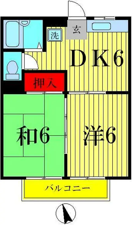 新宿エスポワール 2階階 間取り