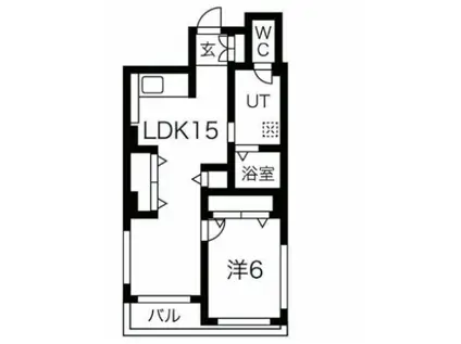 OWLビル(1LDK/5階)の間取り写真