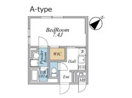 LEGALAND武蔵小山ANNEX(1K/3階)の間取り写真