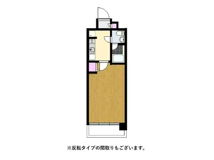 プレール・ドゥーク南品川(1K/4階)の間取り写真