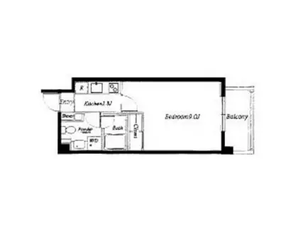 ARCTURUS(1K/2階)の間取り写真