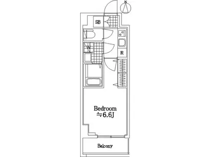 ザ・レジデンス・オブ・トーキョーJK40(1K/3階)の間取り写真